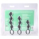Набір анальних іграшок Doc Johnson Mood Naughty Contour Beads Trainer Set
