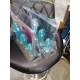 Набір анальних пробок Doc Johnson Crystal Jellies - Anal Starter Kit Teal (м'ятий та без вставки!!!)