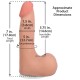 Фалоімітатор Doc Johnson The Realistic Cock ULTRASKYN 7 Inch with Balls Vanilla (м'яте паковання!!!)