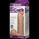 Фаллоимитатор Doc Johnson Vac-U-Lock - 8 Inch ULTRASKYN Cock White (мятая упаковка!!!)