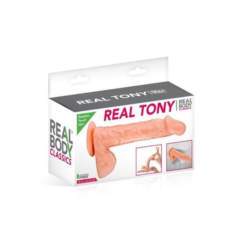 Фаллоимитатор Real Body - Real Tony (мятая упаковка!!!)