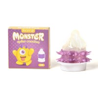 Насадка на член Recare Yellow Monster Spike Condom (мятая упаковка!!!)