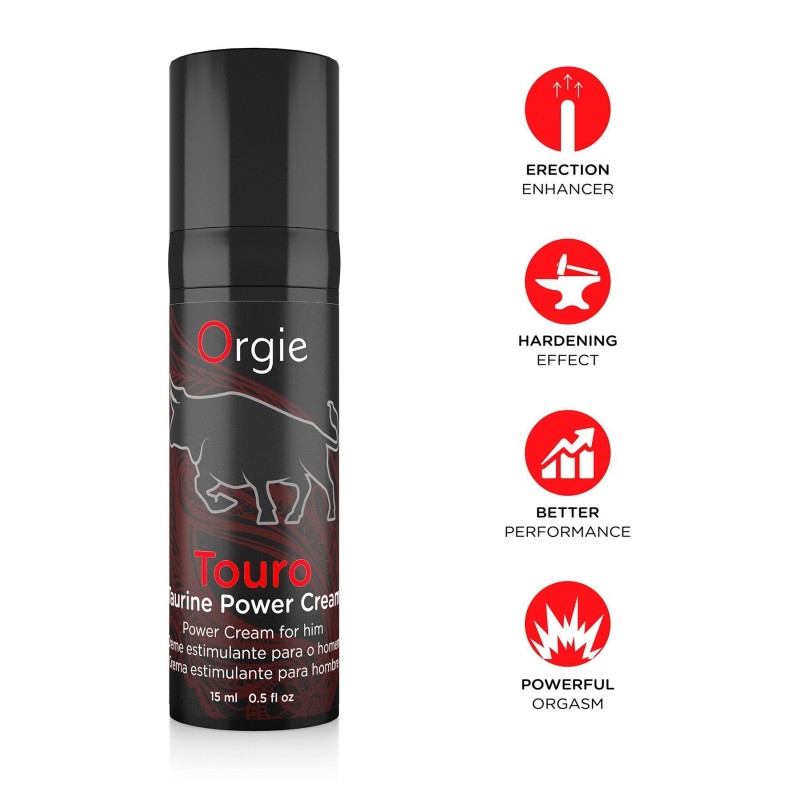 Крем для усиления эрекции Orgie Touro Power Cream, 15 мл (мятая упаковка!!!)