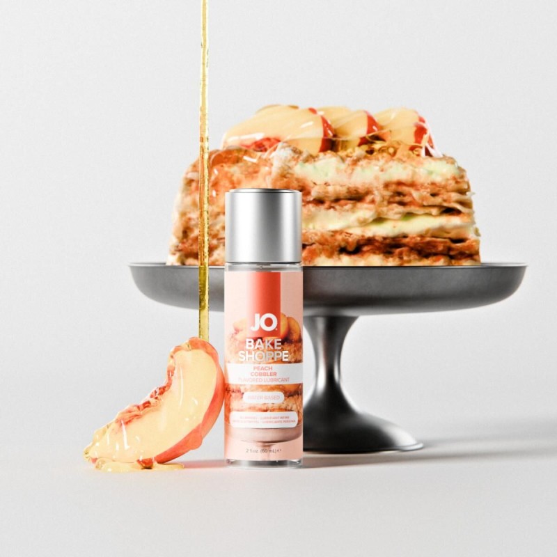 Лубрикант на водной основе JO Bake Shoppe - Peach Cobbler 60 мл, без сахара и парабенов