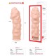 Насадка на член Kokos Extreme Sleeve ES.11 размер S, утолщающая, стимулирующий рельеф