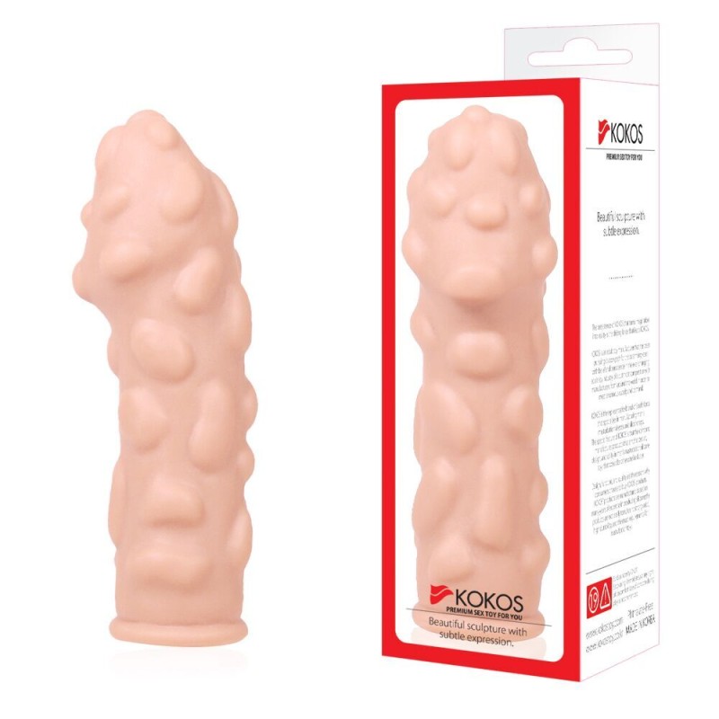 Насадка на член Kokos Extreme Sleeve ES.11 размер S, утолщающая, стимулирующий рельеф