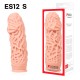 Насадка на член Kokos Extreme Sleeve ES.12 размер S, утолщающая, стимулирующий рельеф