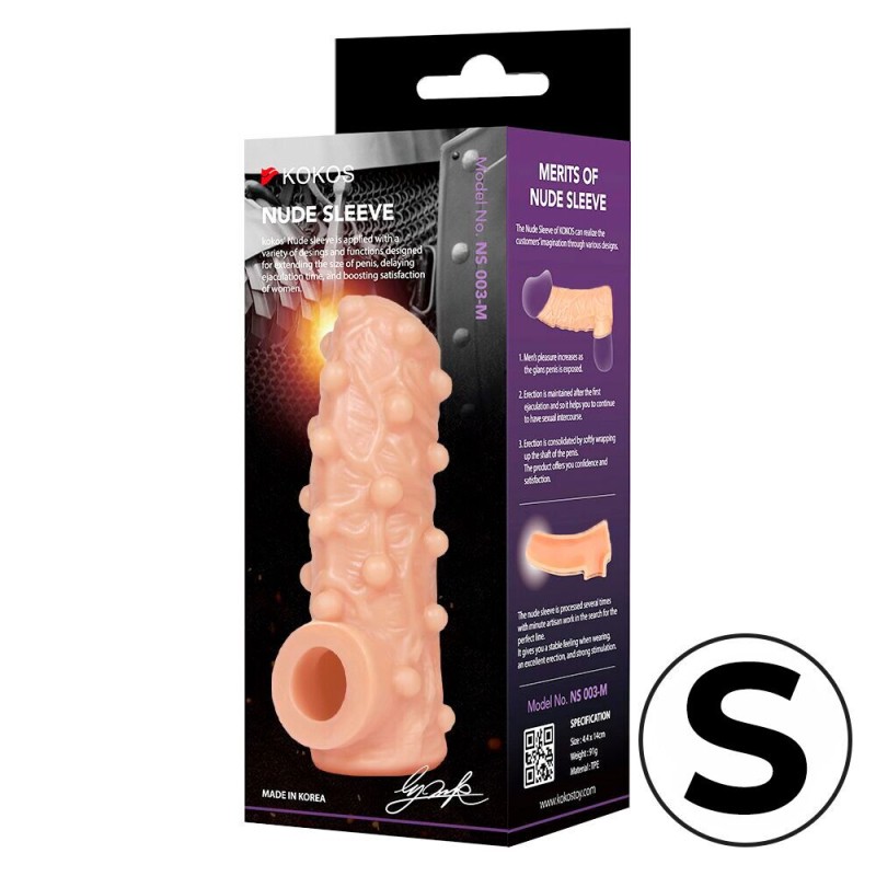 Насадка на член Kokos Nude Sleeve NS 003 S
