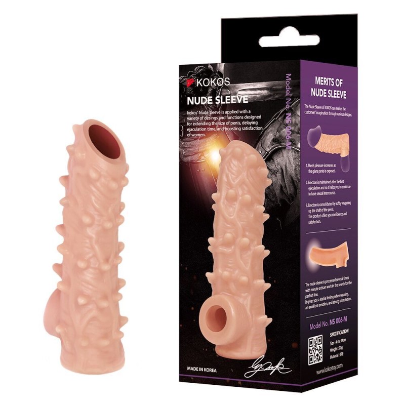 Насадка на член Kokos Nude Sleeve NS 006 S
