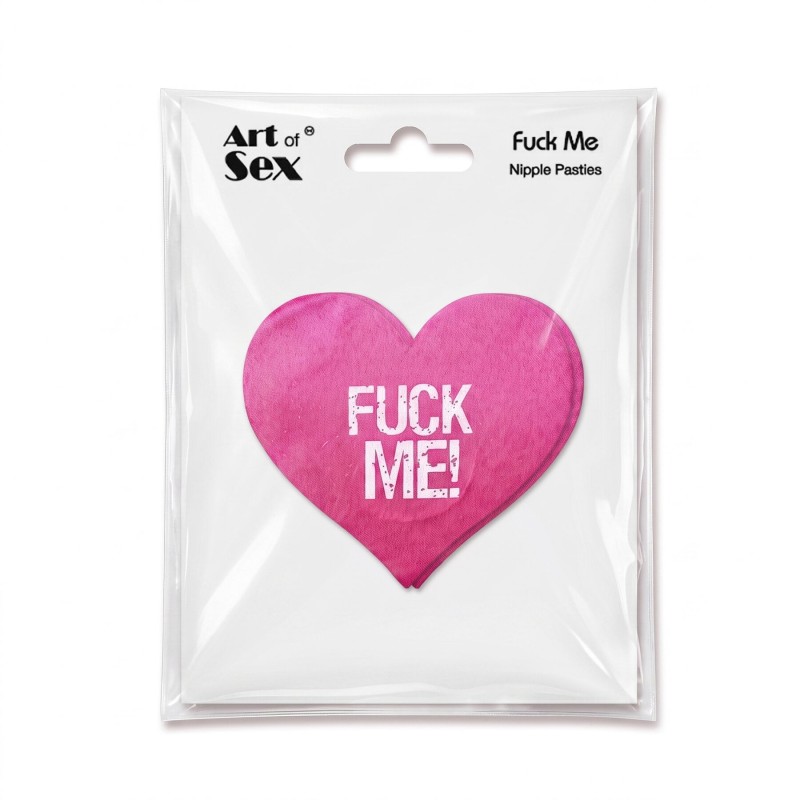 Пестис-сердечка Art of Sex - Fuck me, рожевий