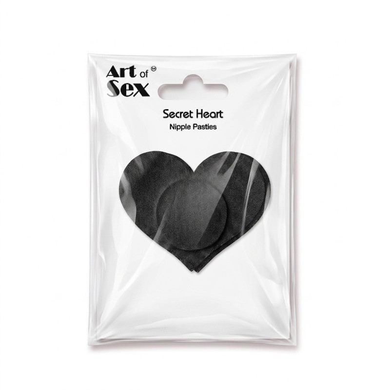Пестис-сердечка Art of Sex - Secret Heart, чорний