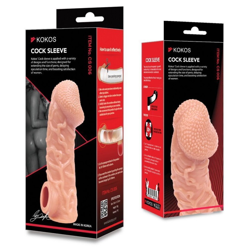 Насадка на член Kokos Cock Sleeve CS 006 S (м'яте паковання!!!)