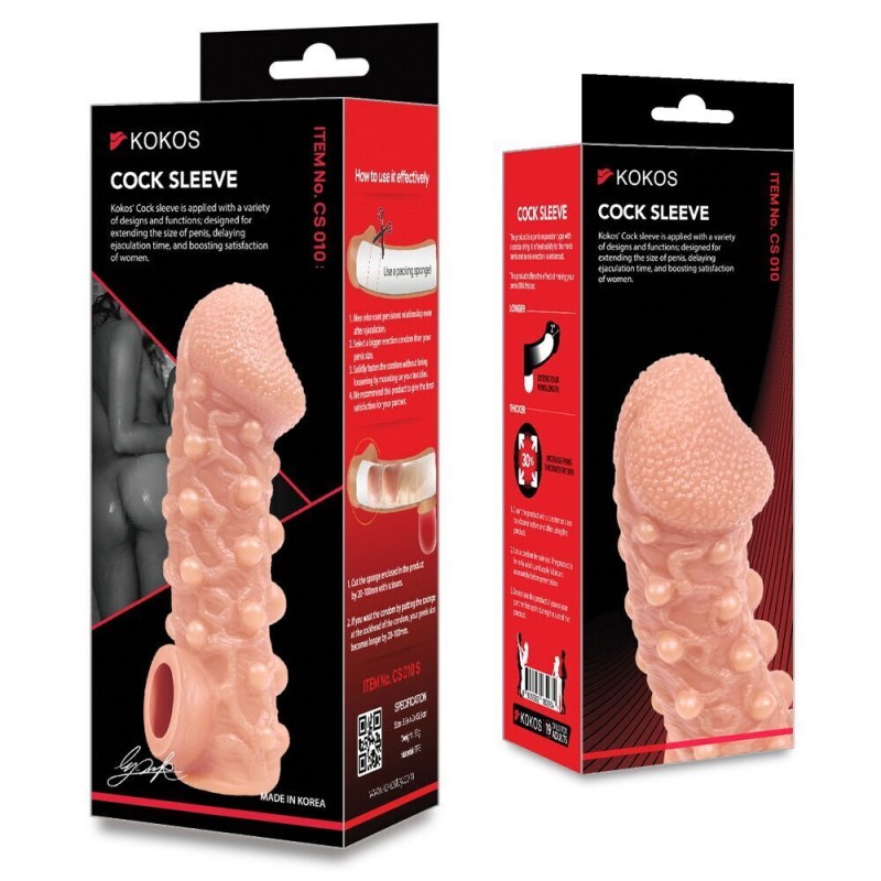 Насадка на член Kokos Cock Sleeve CS 010 S (м'яте паковання!!!)