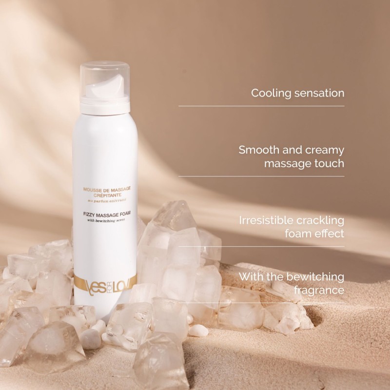 Массажная пена YESforLOV FIZZY MASSAGE FOAM with bewitching scent 150 мл