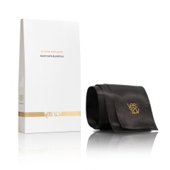 Сатиновая повязка на глаза YESforLOV BLACK SATIN BLINDFOLD (мятая упаковка!!!)