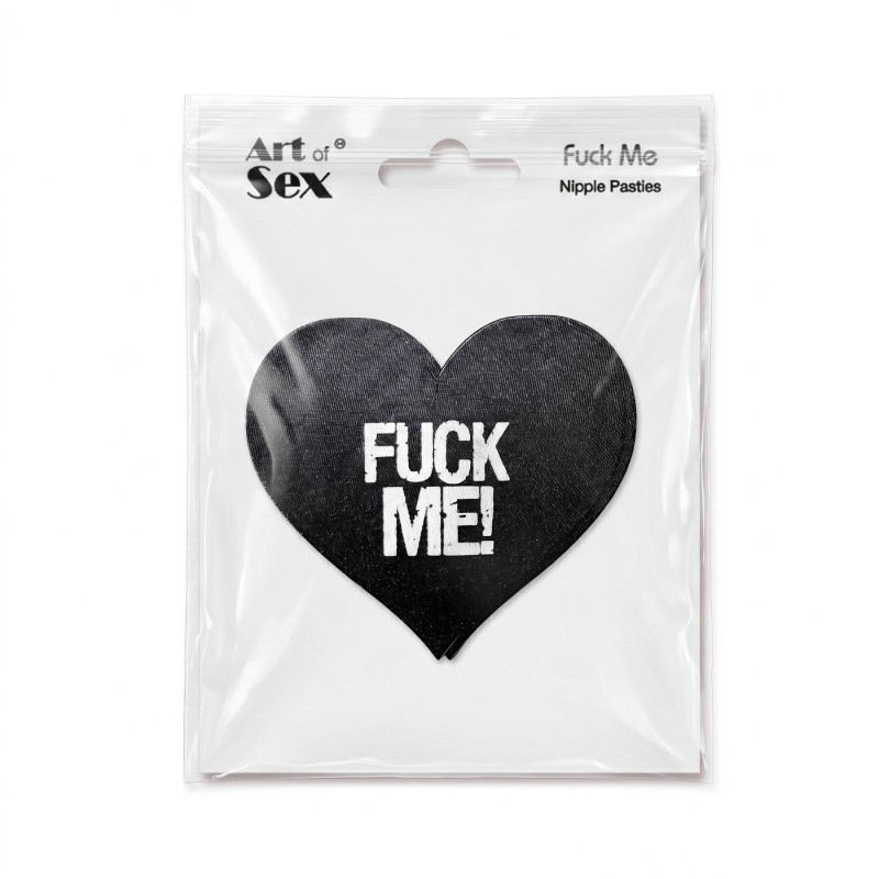 Пестис-сердечки Art of Sex - Fuck me, черный