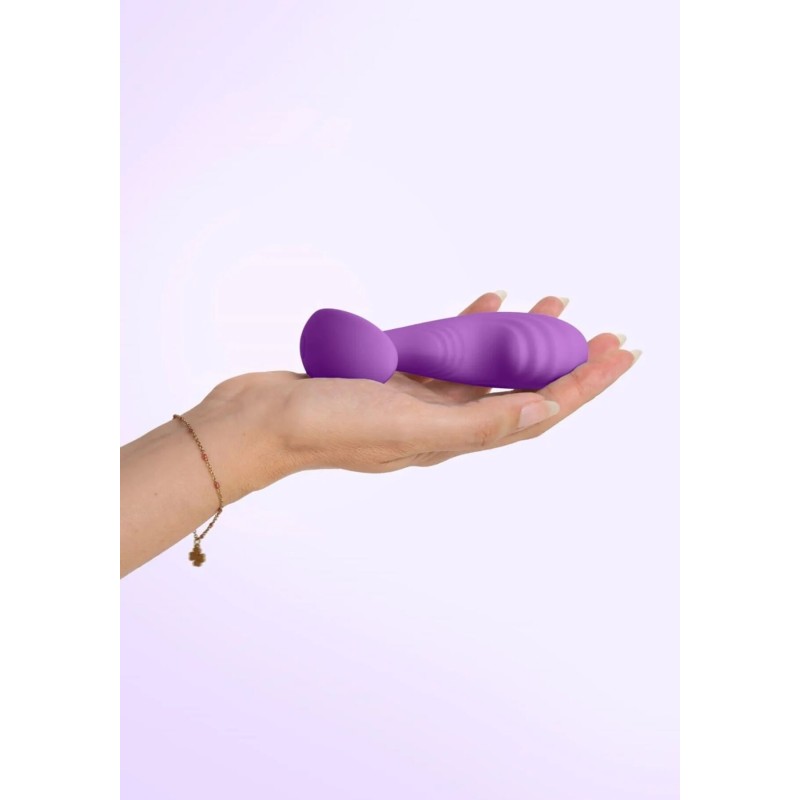 Вибромассажер простаты S Pleasures Premium Cozy, Purple, с рельефной головкой, 10 режимов