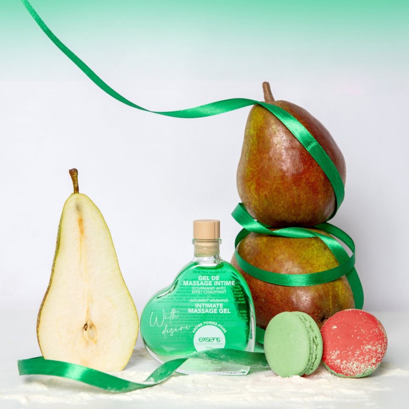 Розпродаж!!! Масажний гель EXSENS With Desire Apple Pear 50 мл (термін 04.2027)