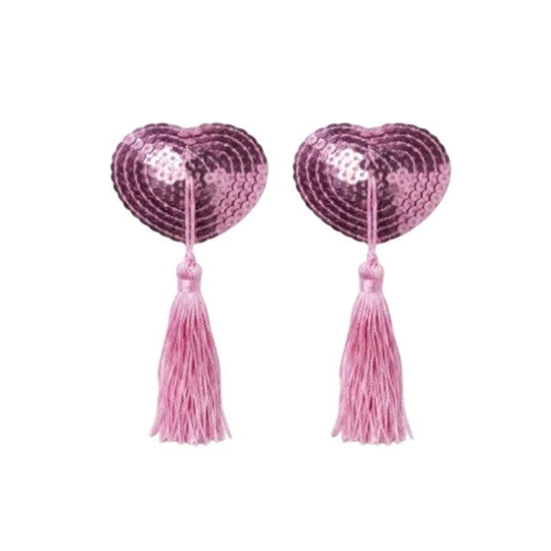 Пестис-сердечки з кісточками Art of Sex - Sparkling Hearts, рожевий