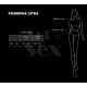 Женская портупея с шипами Art of Sex - Milana, экокожа, размер XS-2XL, цвет белый