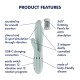 Вибратор-кролик Satisfyer Pearl Bunny 2 Greygreen