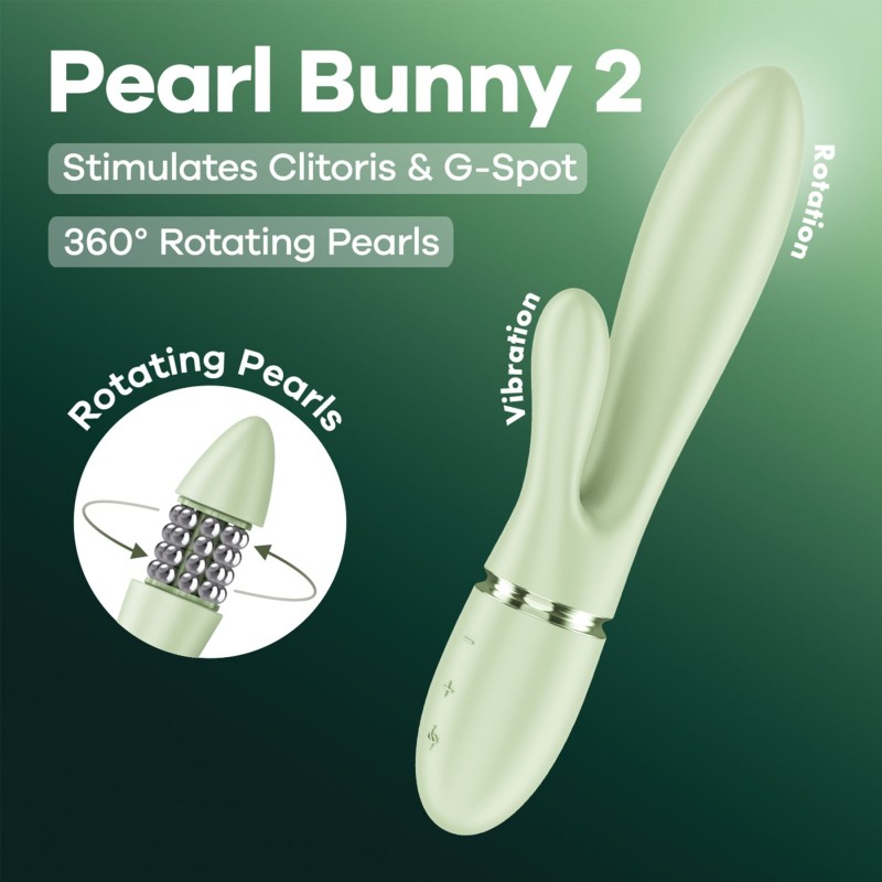 Вибратор-кролик Satisfyer Pearl Bunny 2 Light Green