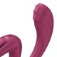 Вагинально-клиторальный вибратор Satisfyer G for Goddess 3 Wine Red, 2 мотора