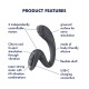 Вагинально-клиторальный вибратор Satisfyer G for Goddess 3 Dark Grey, 2 мотора
