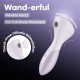 Вибромассажер Satisfyer Wand-erful с вакуумной клиторальной стимуляцией