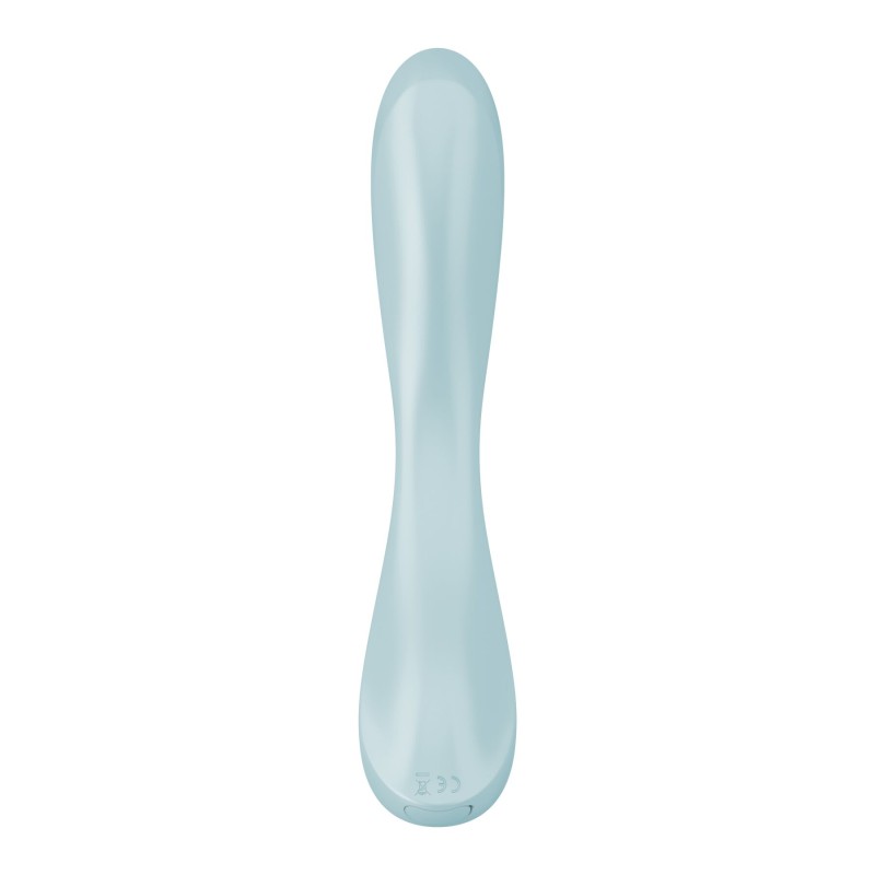 Вибратор Satisfyer G-Spot Wave 2 Ice Blue, имитирует прикосновение пальца