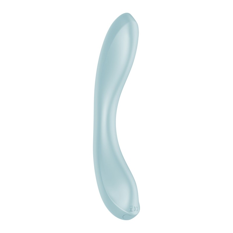 Вибратор Satisfyer G-Spot Wave 2 Ice Blue, имитирует прикосновение пальца
