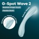 Вибратор Satisfyer G-Spot Wave 2 Ice Blue, имитирует прикосновение пальца
