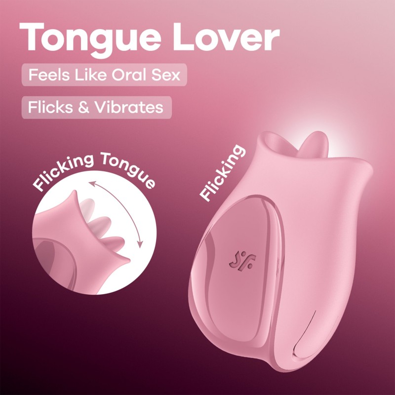 Вибростимулятор для клитора Satisfyer Tongue Lover с язычком