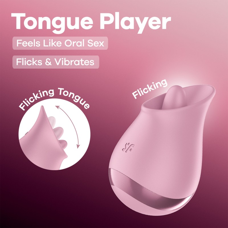 Вибростимулятор для клитора Satisfyer Tongue Player с язычком