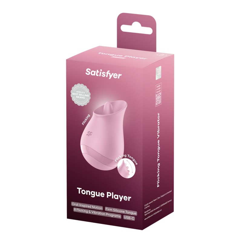 Вибростимулятор для клитора Satisfyer Tongue Player с язычком