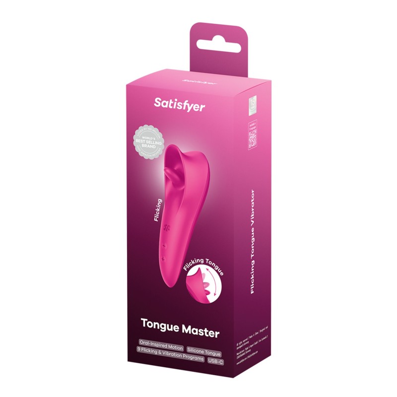 Вибростимулятор для клитора Satisfyer Tongue Master с язычком