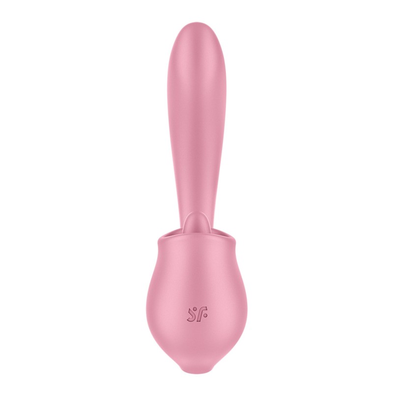 Вагинально-клиторальный вибратор Satisfyer Tongue Genius с язычком