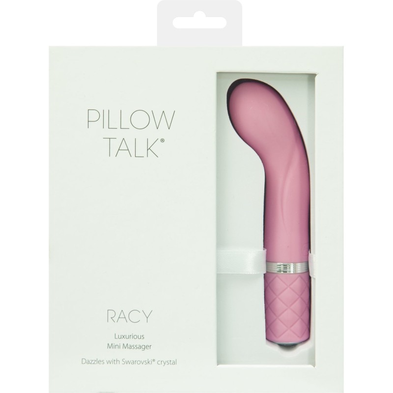 Розкішний вібратор Pillow Talk - Racy Pink з кристалом Swarovski для точки G, подарункове паковання