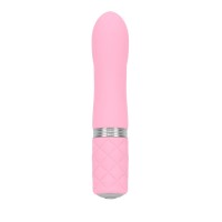 Розкішний вібратор PILLOW TALK - Flirty Pink з кристалом Swarovski, гнучка головка