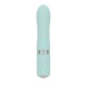 Розкішний вібратор PILLOW TALK - Flirty Teal з кристалом Swarovski, гнучка головка