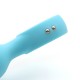 Анальная вибропробка KISTOY Orville Blue, диаметр 3 см