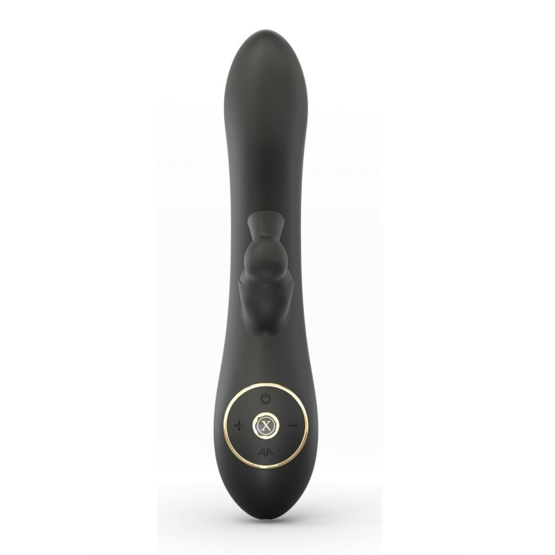 Вакуумний вібратор-кролик Dorcel DIVINE RABBIT з вібрацією, 10 режимів вібрації: 3 режими вакууму