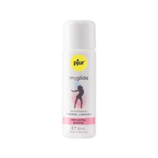 Збуджувальна змазка на водній основі pjur myglide 30 мл, із женьшенем, тепло+поколювання
