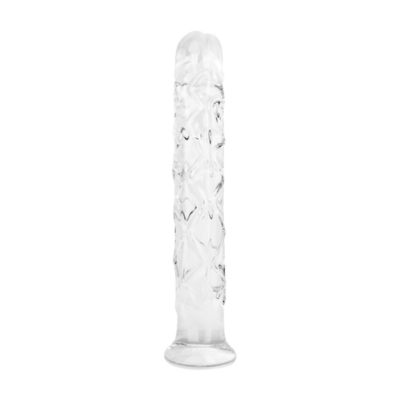 Скляний фалоімітатор Gildo Textured Glass Dildo No. 36