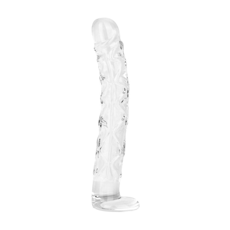 Скляний фалоімітатор Gildo Textured Glass Dildo No. 36