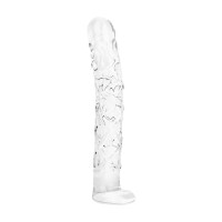 Скляний фалоімітатор Gildo Textured Glass Dildo No. 36