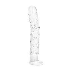 Скляний фалоімітатор Gildo Textured Glass Dildo No. 36