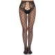 Колготки Leg Avenue Net Tights with Crotchless Panty One Size Black