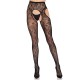 Колготки Leg Avenue Bloom Net Suspender Tights One Size Black