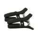 Затискачі для сосків з вібрацією Bedroom Fantasies Vibrating Nipple Clamps - Black